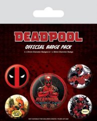 Set de badges Deadpool