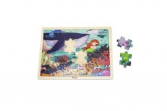 Puzzle en bois - La petite sirène 24 pièces