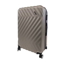 Bavy Cestovní kufr skořepinový 28" Waves Gold beige