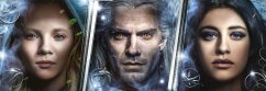 Puzzle 1000 piese Panorama - The Witcher