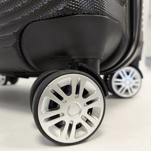 Bavy Cestovní kufr skořepinový Circle Black - set 3 ks