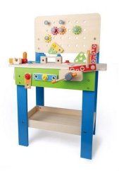 Hape Grande ponk in legno con attrezzi