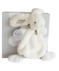 Zestaw upominkowy Doudou - Pluszowy królik kremowy 26 cm