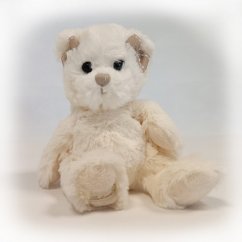 Bukowski CAROLINE biały miś z kokardą na głowie (18 cm)