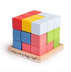 Cube pliable en bois de Bigjigs Toys