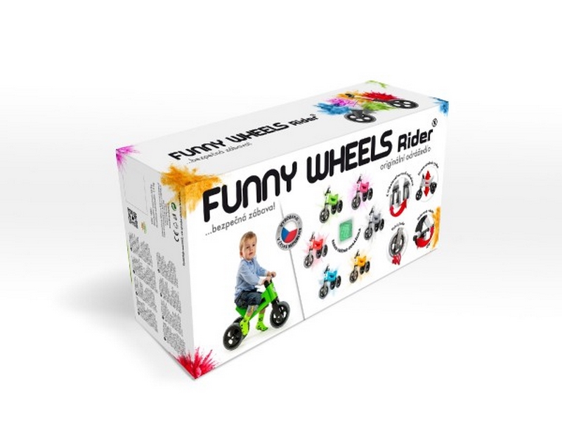 Scooter FUNNY WHEELS NEW SPORT 2in1 rouge