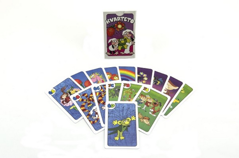 Kvarteto Pojď s námi do pohádky společenská hra -  karty