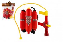 Pistolet wodny strażacki z magazynkiem na plecach plastik w torbie 34x48x7cm