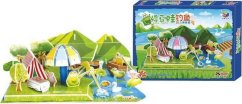 Kis láb Háromrétegű hab 3D puzzle béka tavacskája