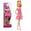 Modèle Barbie - robe rose à fleurs