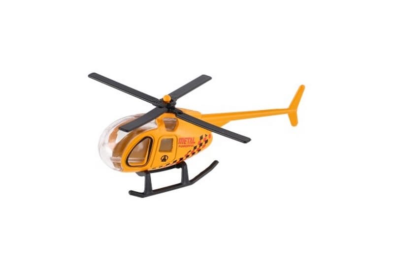 Hélicoptère/Helicopter métal/plastique 10cm