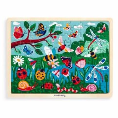 Mudpuppy Puzzle en bois La vie dans le jardin 100 pièces