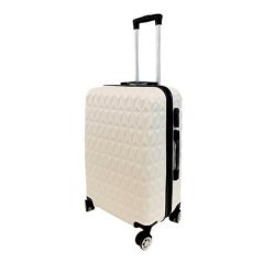 Bavy Cestovní kufr skořepinový 24" Diamond  White