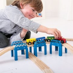 Bigjigs Rail Rail Wooden Track Set Bridge Construction