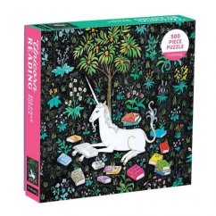 Mudpuppy Puzzle Unicornio con libro 500 piezas