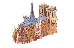 Woodcraft Casse-tête 3D en bois Cathédrale Notre-Dame