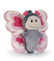 NICI Fluture de pluș Love în cutie cadou, 10 cm
