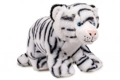 Plyšový tiger biely 34 cm