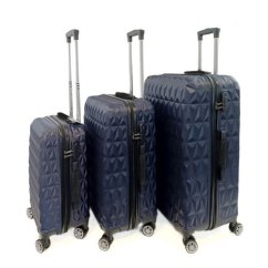 Cestovný kufrík Bavy Diamond Navy - sada 3 kusov