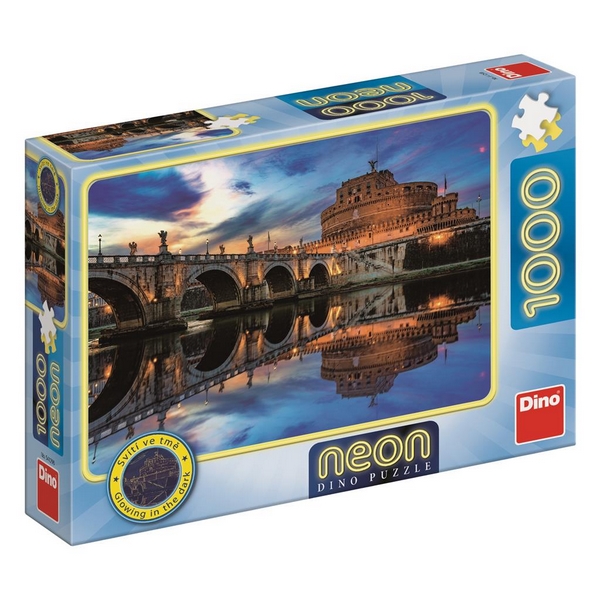 DINO Puzzle neon 1000 pezzi CASTELLO D'ANGELO