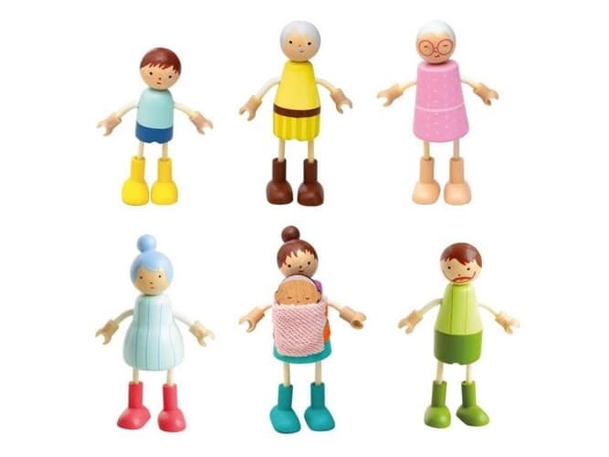 2Kids Toys Panenky do domečku Rodina