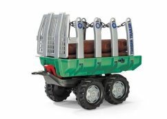 Remorcă cu bușteni Timber Trailer cu 2 axe - verde
