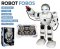 Robot RC FOBOS Warrior mers pe jos din plastic 40cm pe baterie și conexiune USB