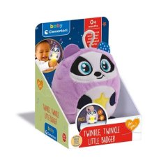 Clemmy baby - Bursuc de pluș interactiv cu lumină de noapte și sunete