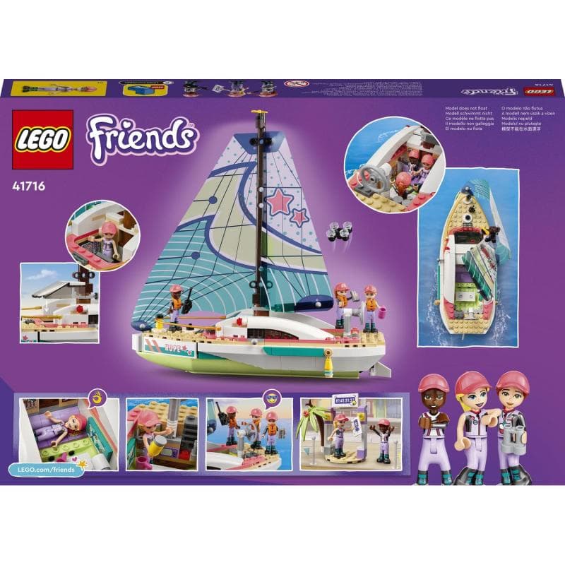 LEGO® Friends 41716 Stephanie și aventura cu pânze