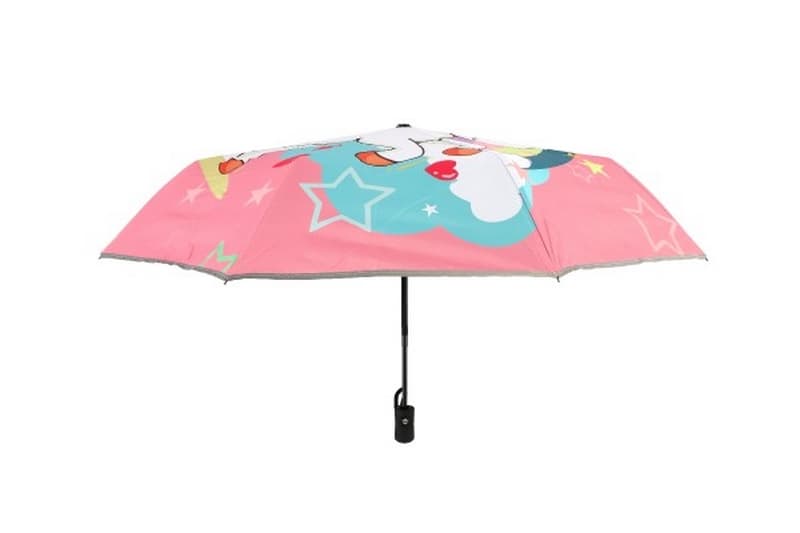 Parapluie pliant licorne
