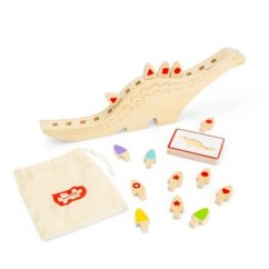 Bigjigs Toys Joc de sortare din lemn cu dinozaur