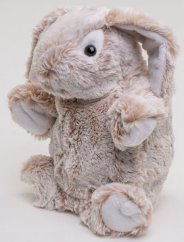 Marionnette de lapin en peluche 25 cm