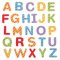 Bigjigs Toys Alfabet magnetic în culori (majuscule)