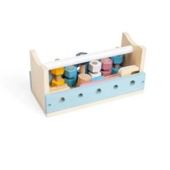 Bigjigs Toys Boîte à outils 2 en 1