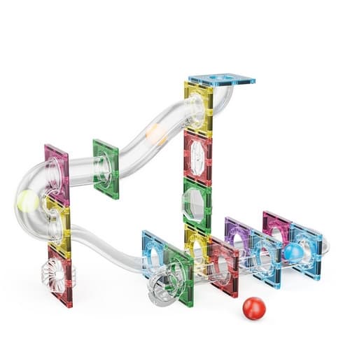 Magnetická stavebnice Průhledná 42 ks