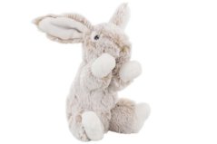 Lapin en peluche beige