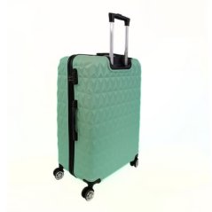 Bavy Cestovní kufr skořepinový 28" Diamond Light green