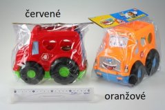 Vkládačka  auto 2 barvy