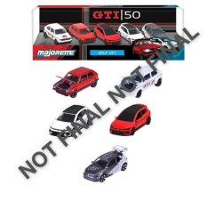 Majorette Golf GTI zestaw prezentowy 5 metalowych autek, skala 1:64