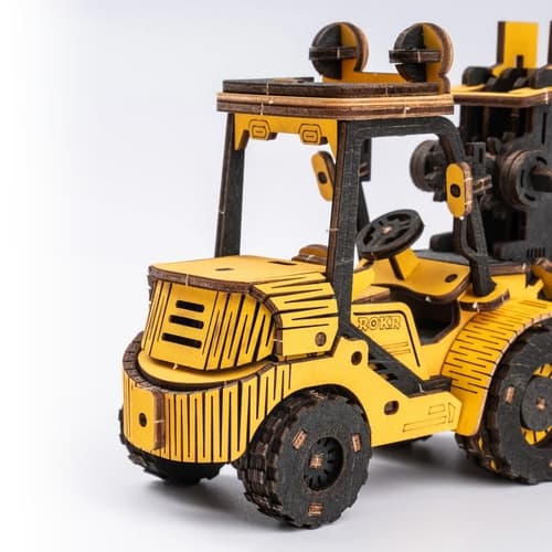 RoboTime Puzzle 3D din lemn pentru stivuitor
