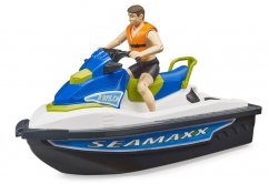 Bruder 63151 BWORLD Scooter aquatique Seamaxx avec figurine