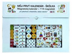 Kalendár magnetický - Škôlka 114ks magnetov v kartónovej SK verzii