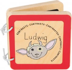 Libro in legno con piede piccolo Ludwig