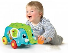 Clemmy baby - Elefántos kocsi blokkokkal