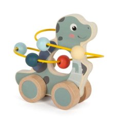 picior mic Dino jucărie labirint cu mărgele pe roți