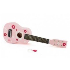 Vilac Gitara różowa w kwiaty