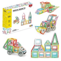 Jeu de construction magnétique 55 pièces