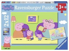 Ravensburger Prasátko Peppa 2x12 dílků