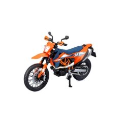 Maisto - Motocykl ze stojakiem, 2023 KTM 690 SMC R, pomarańczowo-niebieski, 1:12
