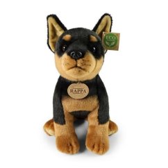 Rappa Plüss Dobermann Kutya 30 cm KÖRNYEZETBARÁT